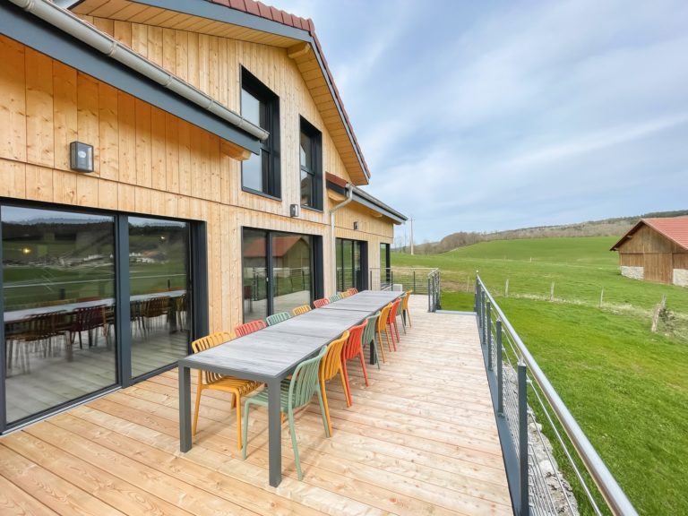 Gîte les Combes - terrasse
