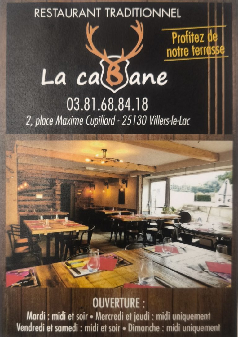 Restaurant-La Cabane-Villerslelac