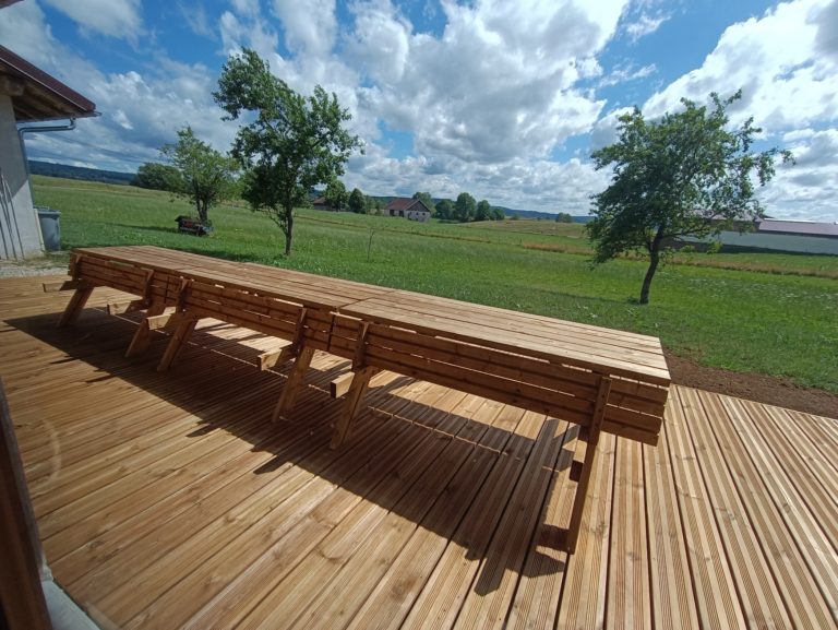table extérieure