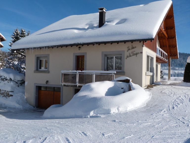 le gîte en hiver